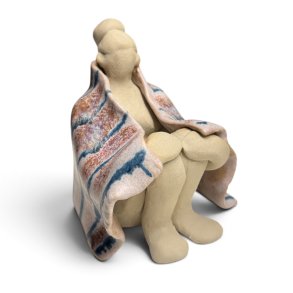 Hyggestund - keramik figur - Rosa